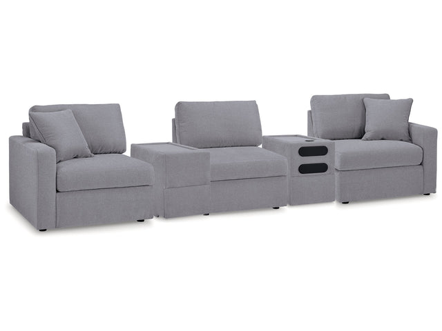 Modmax Granite 5-Piece Sectional w/Audio System (Online Special Price) - Ornate Home