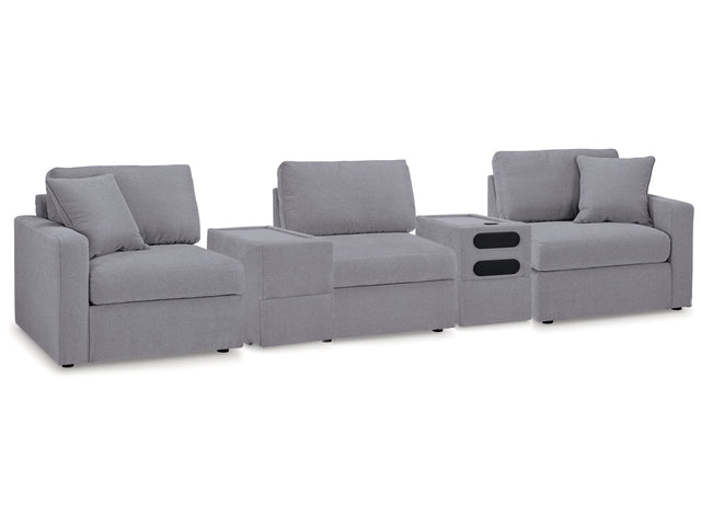 Modmax Granite 5-Piece Sectional w/Audio System - Ornate Home