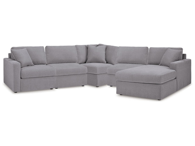 Modmax Granite 5-Piece Sectional w/Chaise - Ornate Home