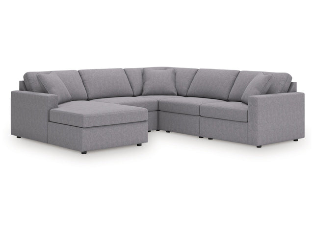 Modmax Granite 5-Piece Sectional with Chaise (Online Special Price) - Ornate Home