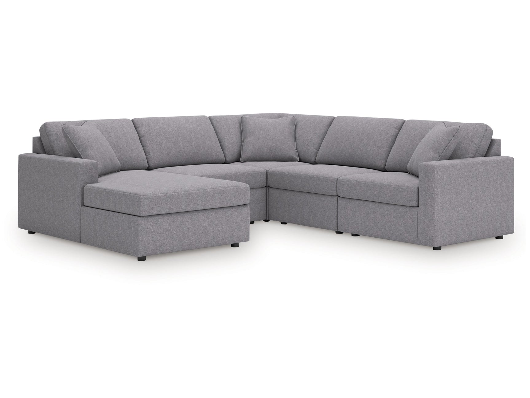 Modmax Granite 5-Piece Sectional with Chaise - Ornate Home