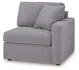 Modmax Granite 6-Piece Sectional and Oversized Accent Ottoman - Ornate Home