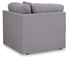 Modmax Granite 6-Piece Sectional and Oversized Accent Ottoman - Ornate Home