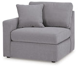 Modmax Granite 6-Piece Sectional and Oversized Accent Ottoman - Ornate Home