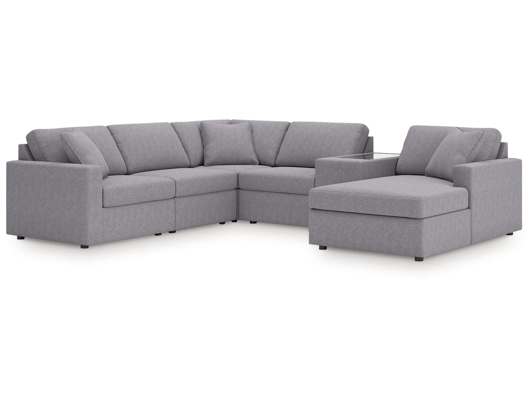 Modmax Granite 6-Piece Sectional with Chaise (Online Special Price) - Ornate Home