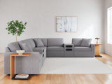 Modmax Granite 8-Piece Sectional with Audio Consoles (Online Special Price) - Ornate Home