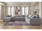 Modmax Granite 8-Piece Sectional with Chaise and Storage Consoles - Ornate Home