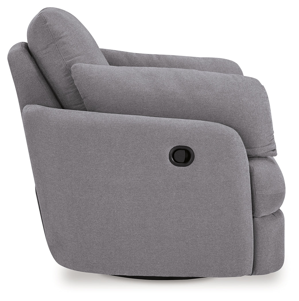 Modmax Granite Swivel Glider Recliner (Online Special Price) - Ornate Home