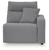 Modmax II Salt and Pepper 8-Piece Power Reclining Sectional with Console (Online Special Price) - Ornate Home