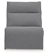 Modmax II Salt and Pepper 8-Piece Power Reclining Sectional with Console (Online Special Price) - Ornate Home