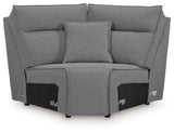 Modmax II Salt and Pepper 8-Piece Power Reclining Sectional with Console (Online Special Price) - Ornate Home