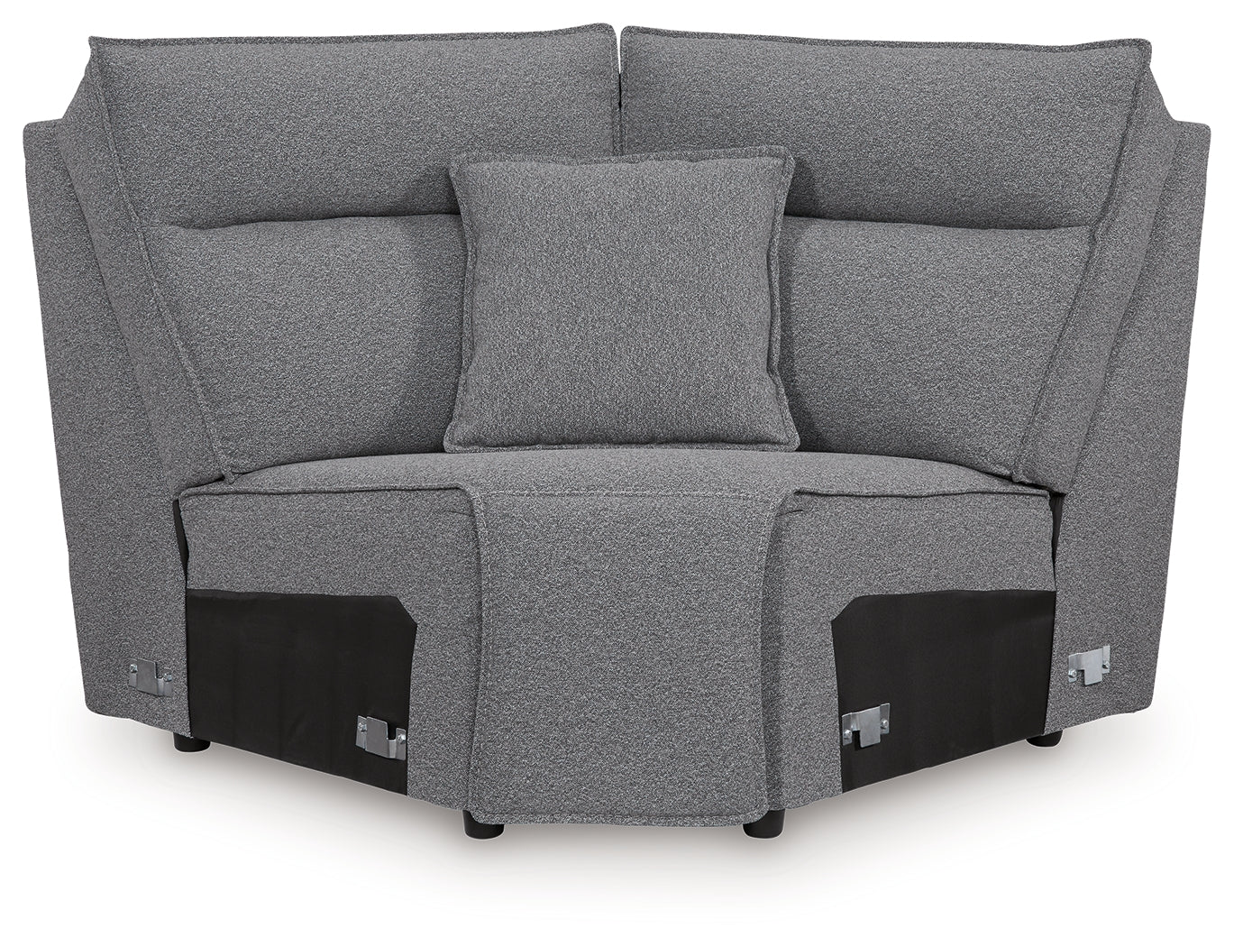 Modmax II Salt and Pepper 8-Piece Power Reclining Sectional with Console (Online Special Price) - Ornate Home