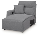 Modmax II Salt and Pepper 8-Piece Power Reclining Sectional with Console (Online Special Price) - Ornate Home