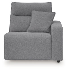 Modmax II Salt and Pepper 8-Piece Power Reclining Sectional with Console - Ornate Home