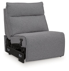 Modmax II Salt and Pepper 8-Piece Power Reclining Sectional with Console - Ornate Home