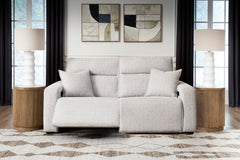 Modmax II Stone 2-Piece Reclining Loveseat - Ornate Home