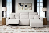 Modmax II Stone 3 Pc Reclining Sofa Chaise - Ornate Home