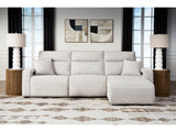 Modmax II Stone 3 Pc Reclining Sofa Chaise - Ornate Home