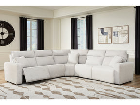 Modmax II Stone 5-Piece Power Reclining Sectional (Online Special Price) - Ornate Home