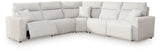 Modmax II Stone 5-Piece Power Reclining Sectional (Online Special Price) - Ornate Home