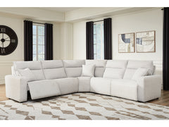 Modmax II Stone 5-Piece Power Reclining Sectional - Ornate Home