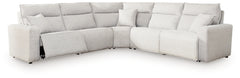 Modmax II Stone 5-Piece Power Reclining Sectional - Ornate Home