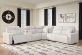 Modmax II Stone 6-Piece Power Reclining Sectional with Console (Online Special Price)