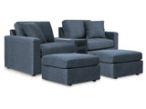 Modmax Ink 3-Piece Sectional and 2 Ottomans - Ornate Home