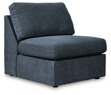 Modmax Ink 4-Piece Sectional Sofa, 3-Piece Sectional Loveseat and Ottoman - 92121U25 - Ornate Home