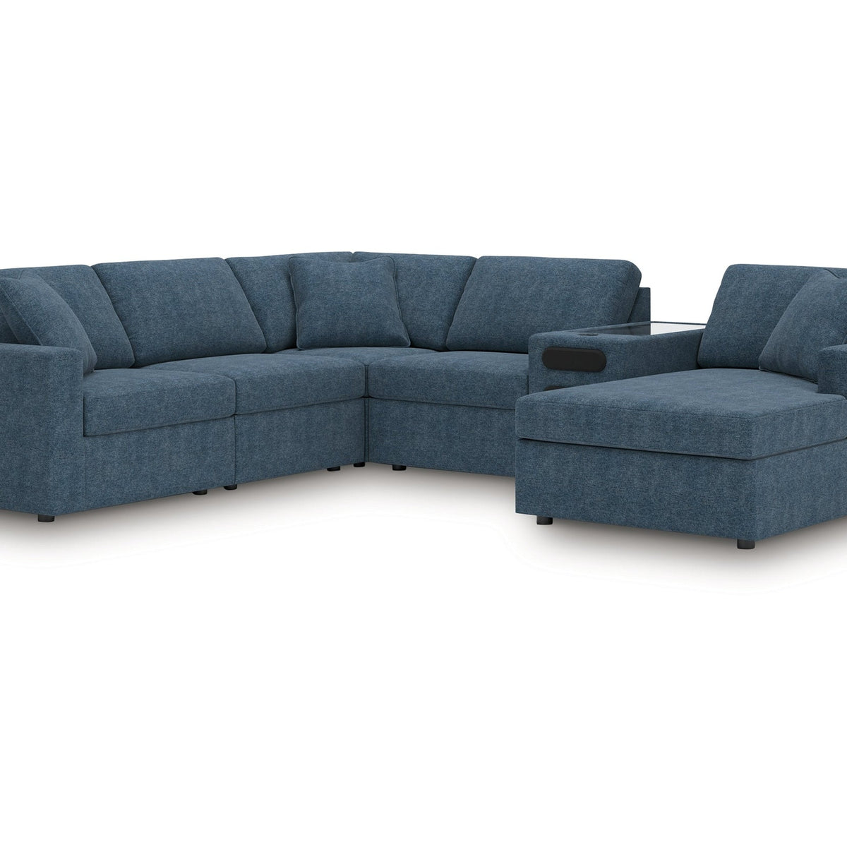 Ashley Furniture Modmax Ink 6-Piece Sectional with Audio System and ...