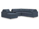 Modmax Ink 6-Piece Sectional with Audio System and Chaise - Ornate Home