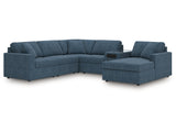 Modmax Ink 6-Piece Sectional with Audio System and Chaise - Ornate Home