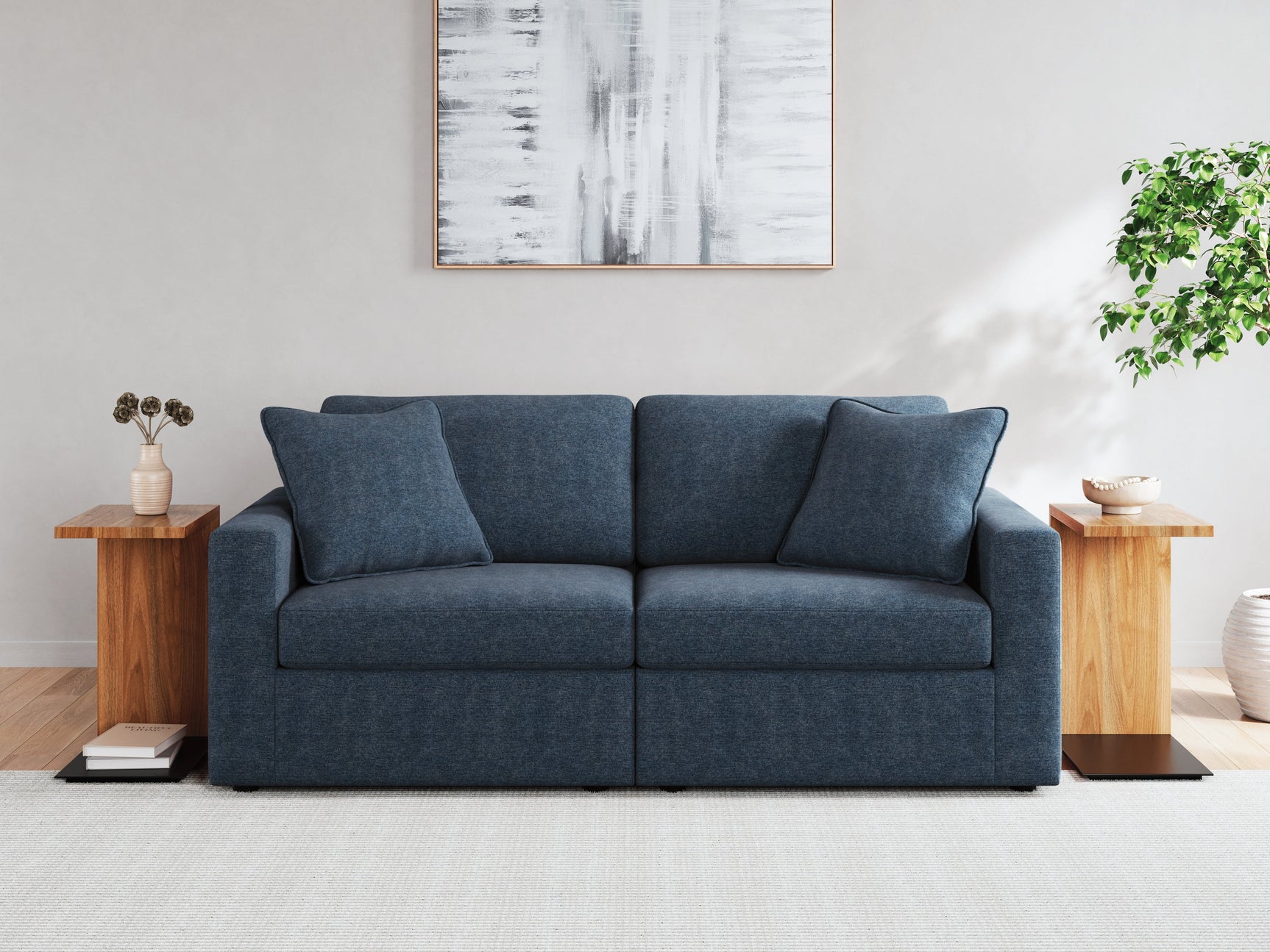 Modmax Ink 7-Piece Sectional with Audio Console (Online Special Price) - Ornate Home