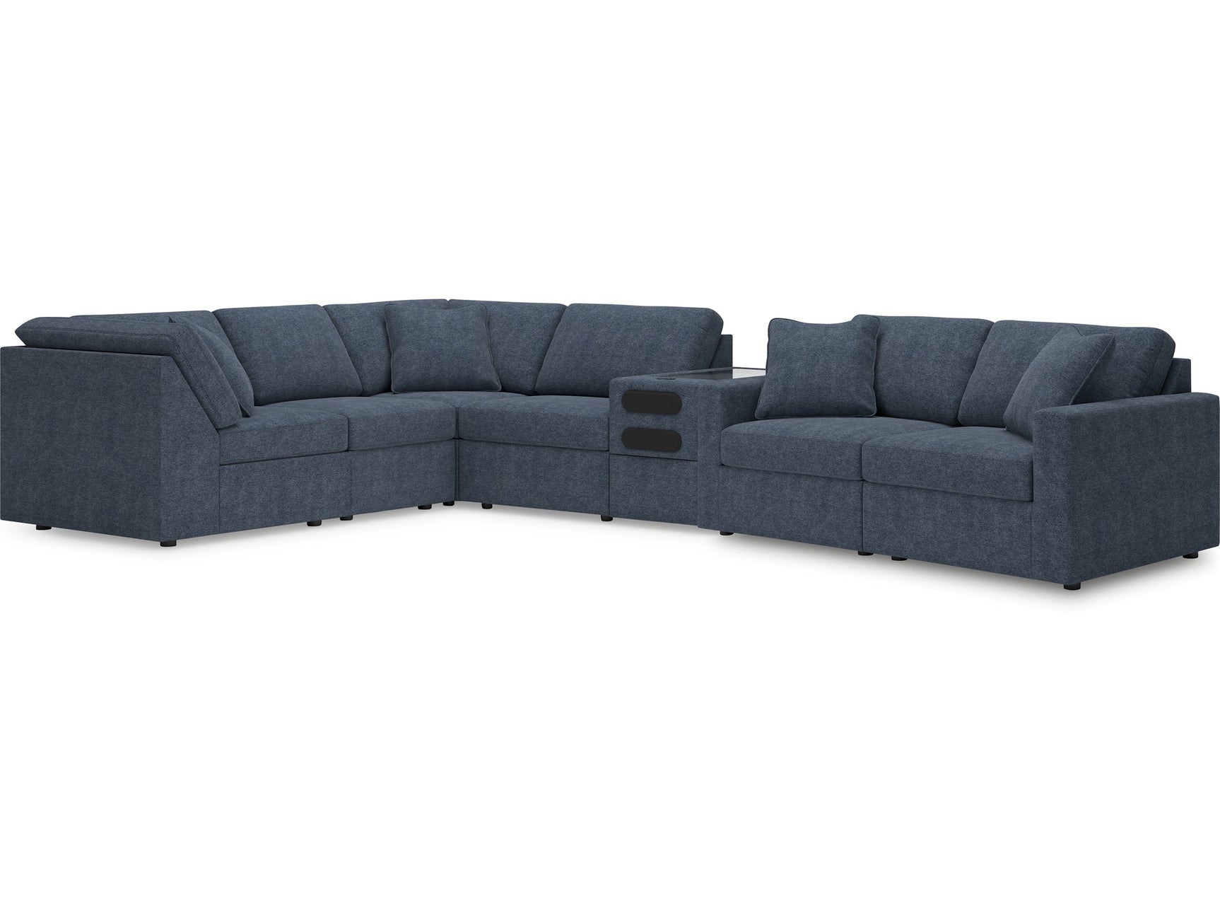 Modmax Ink 7-Piece Sectional with Audio Console - Ornate Home