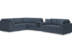 Modmax Ink 7-Piece Sectional with Audio Console - Ornate Home