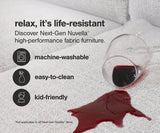 Modmax Ink Oversized Accent Ottoman (High-Quality Foam) - Ornate Home