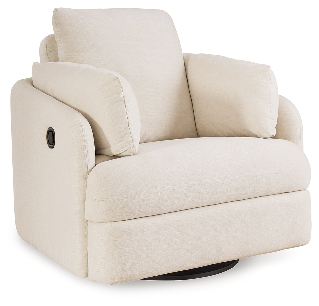 Modmax Oyster 3-Piece Sectional Sofa, 2-Piece Sectional Loveseat, Console and Swivel Glider Recliner - Ornate Home