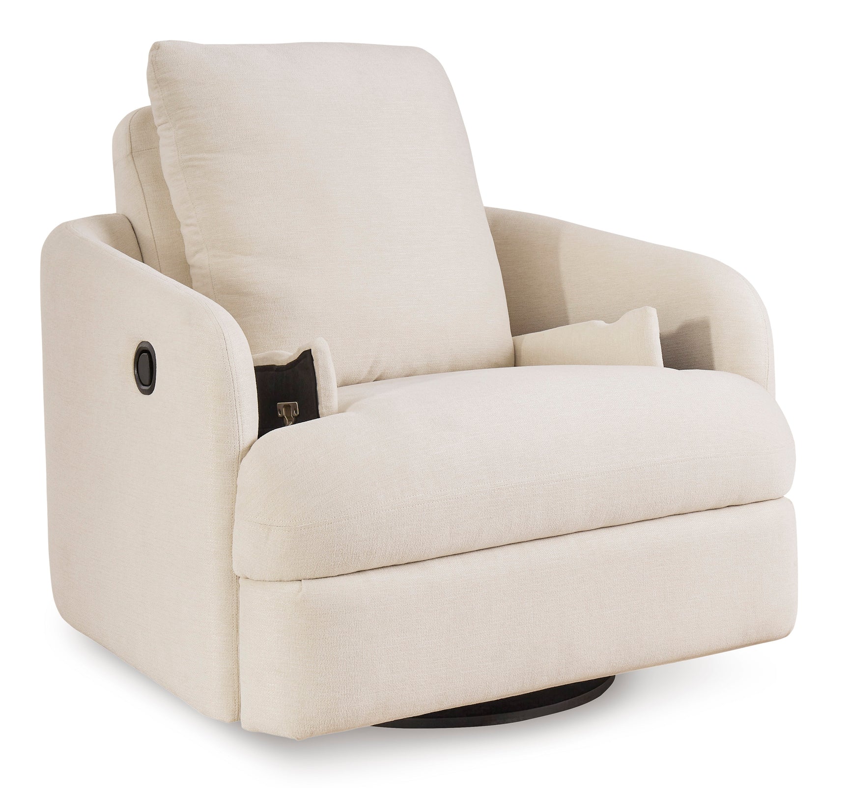 Modmax Oyster 3-Piece Sectional Sofa, 2-Piece Sectional Loveseat, Console and Swivel Glider Recliner - Ornate Home