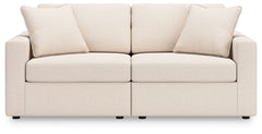 Modmax Oyster 3-Piece Sectional Sofa, 2-Piece Sectional Loveseat and Swivel Glider Recliner - Ornate Home