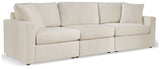 Modmax Oyster 3-Piece Sectional Sofa and 2-Piece Sectional Loveseat - Ornate Home