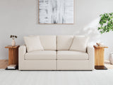 Modmax Oyster 3-Piece Sectional Sofa and 2-Piece Sectional Loveseat w/ Console (Online Special Price) - Ornate Home