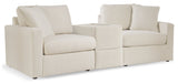 Modmax Oyster 3-Piece Sectional Sofa and 2-Piece Sectional Loveseat w/ Console (Online Special Price) - Ornate Home
