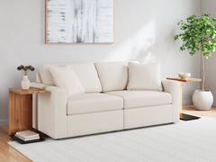 Modmax Oyster 3-Piece Sectional Sofa and 2-Piece Sectional Loveseat w/ Console - Ornate Home