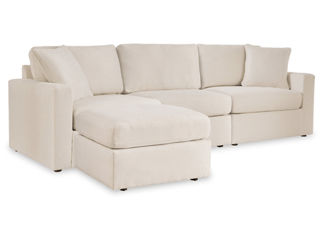 Modmax Oyster 3-Piece Sectional and Ottoman - Ornate Home