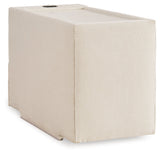 Modmax Oyster 4-Piece Sectional incl. Storage Console w/ Audio System and Ottoman - Ornate Home