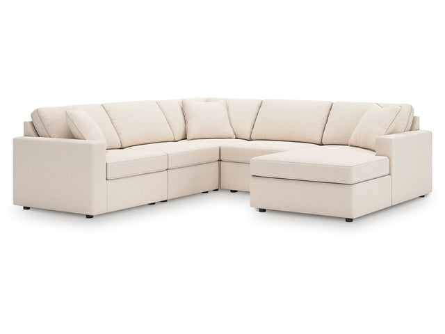 Modmax Oyster 5-Piece Sectional with Chaise - Ornate Home