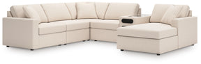 Modmax Oyster 6-Piece Sectional with Audio System and Chaise - Ornate Home