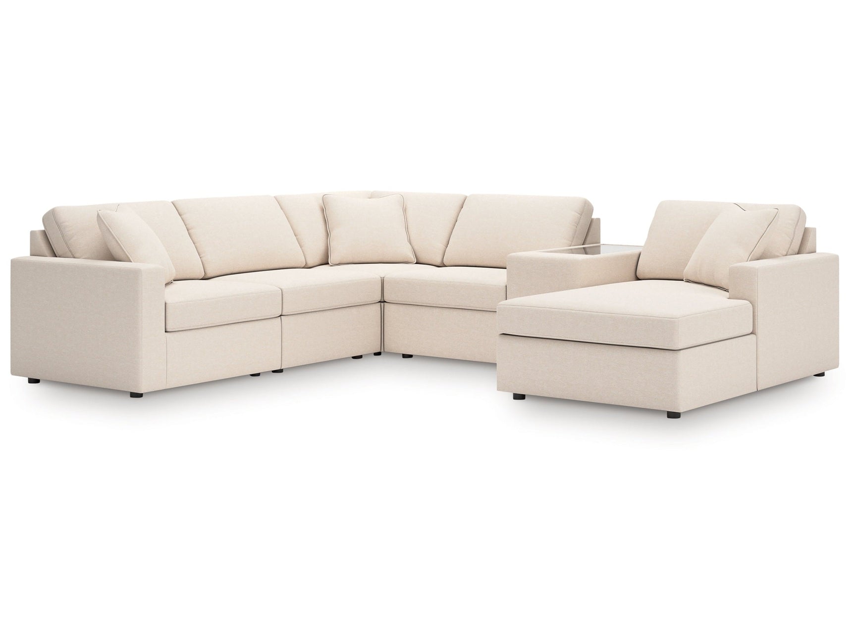 Modmax Oyster 6-Piece Sectional with Chaise (Online Special Price) - Ornate Home