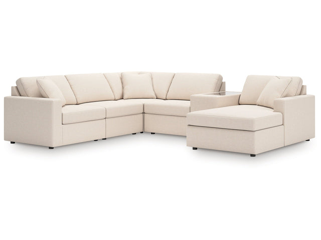 Modmax Oyster 6-Piece Sectional with Chaise (Online Special Price) - Ornate Home