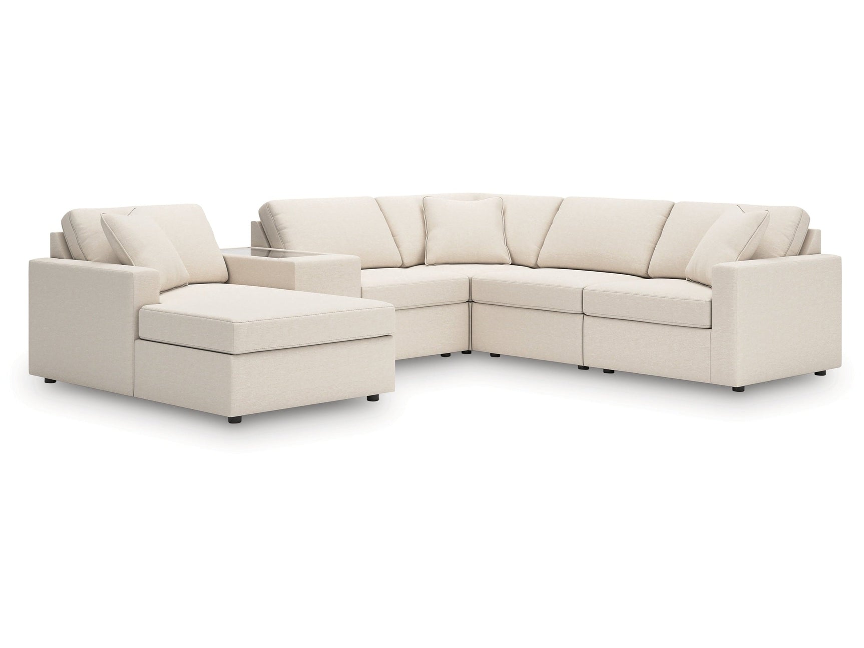 Modmax Oyster 6-Piece Sectional with Chaise (Online Special Price) - Ornate Home